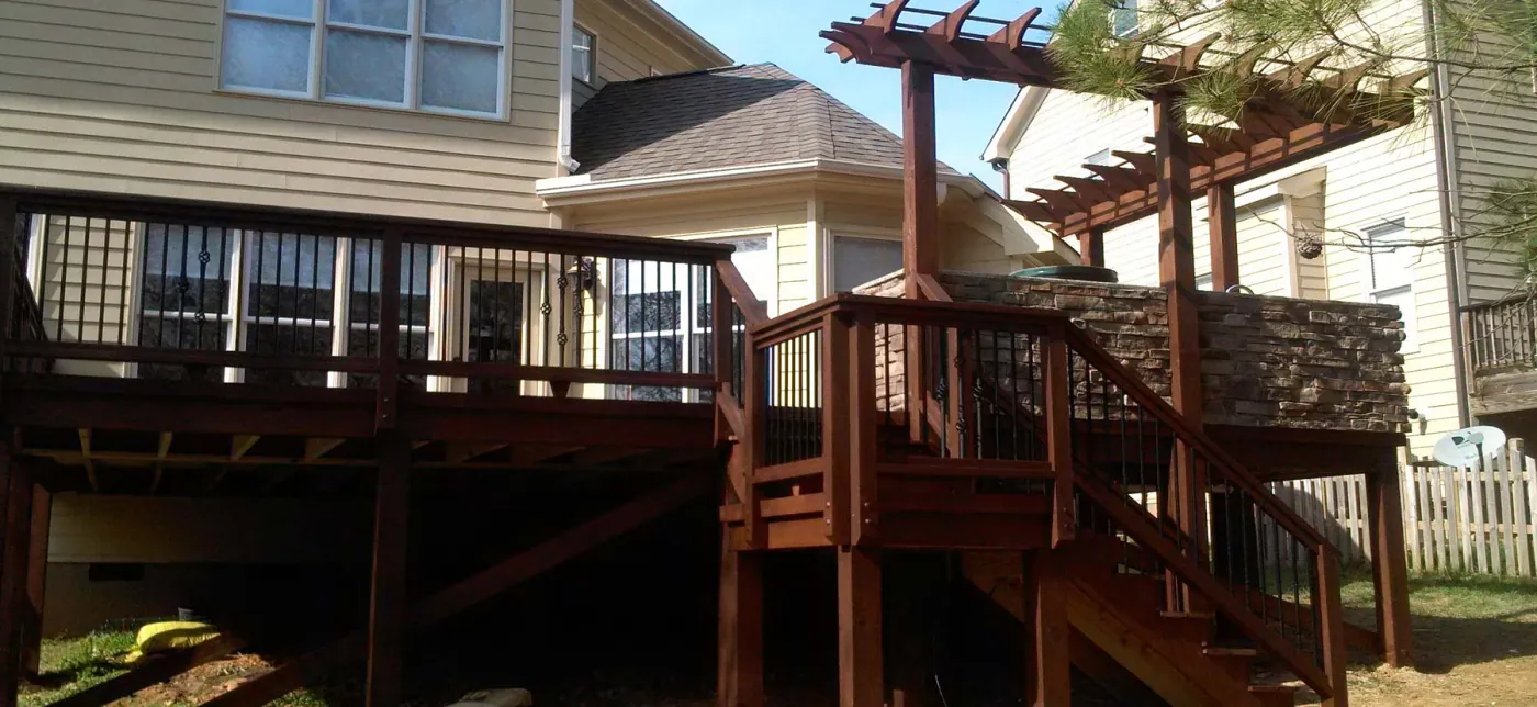 Deck staining and touch-ups in Apex, NC